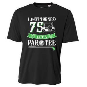 75 Years Old Happy 75th Birthday for Golfers Cooling Performance Crew T-Shirt