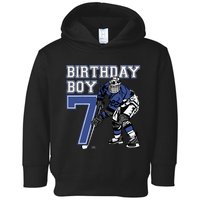  7 Year Old Ice Hockey Themed Birthday Party 7th Boy Gift Toddler Hoodie