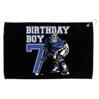  7 Year Old Ice Hockey Themed Birthday Party 7th Boy Gift Grommeted Golf Towel