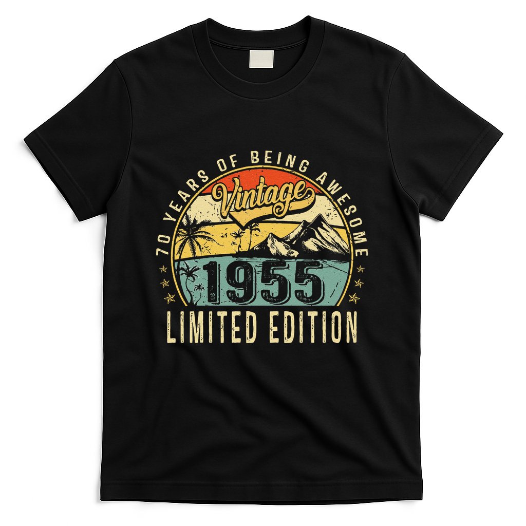 70 Years Old Gift Vintage 1955 70th Birthday Retro Gift T-Shirt