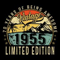 70 Years Old Gift Vintage 1955 70th Birthday Retro Gift T-Shirt