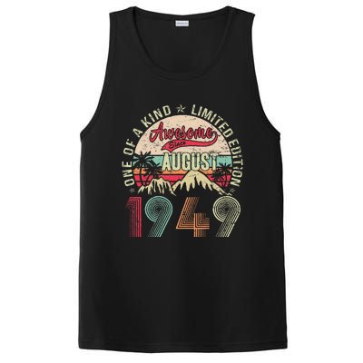 74 Years Old Gifts Vintage August 1949 Gifts 74th Birthday PosiCharge Competitor Tank