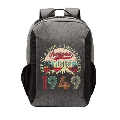 74 Years Old Gifts Vintage August 1949 Gifts 74th Birthday Vector Backpack