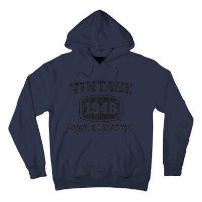 75 Year Old Vintage 1948 Happy 75th Birthday Gifts Women Tall Hoodie