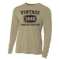 75 Year Old Vintage 1948 Happy 75th Birthday Gifts Women Cooling Performance Long Sleeve Crew