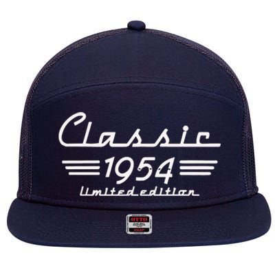 70 Year Old Gift Classic 1954 Limited Edition 70th Birthday 7 Panel Mesh Trucker Snapback Hat