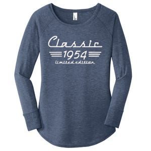 70 Year Old Gift Classic 1954 Limited Edition 70th Birthday Women's Perfect Tri Tunic Long Sleeve Shirt