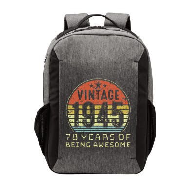 78 Year Old Birthday Vintage 1945 78th Birthday Vector Backpack