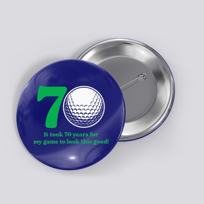 70 Year Old Golfer Golfing Golf 1953 70th Birthday Button