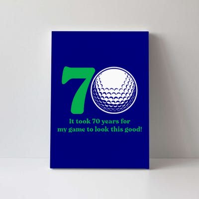 70 Year Old Golfer Golfing Golf 1953 70th Birthday Canvas