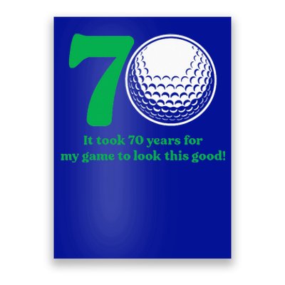 70 Year Old Golfer Golfing Golf 1953 70th Birthday Poster