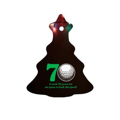 70 Year Old Golfer Golfing Golf 1953 70th Birthday Ceramic Tree Ornament