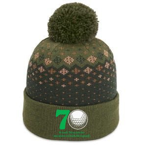 70 Year Old Golfer Golfing Golf 1953 70th Birthday The Baniff Cuffed Pom Beanie