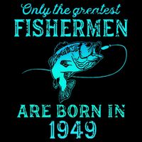 74 Years Old Fisherman Born In 1949 74th Birthday Impact Tech Backpack