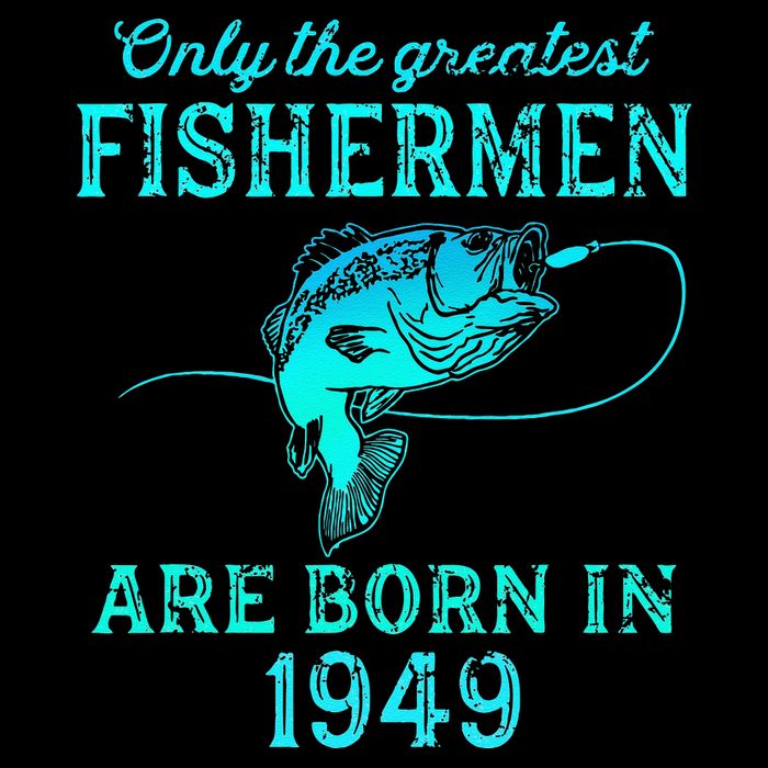 74 Years Old Fisherman Born In 1949 74th Birthday Impact Tech Backpack