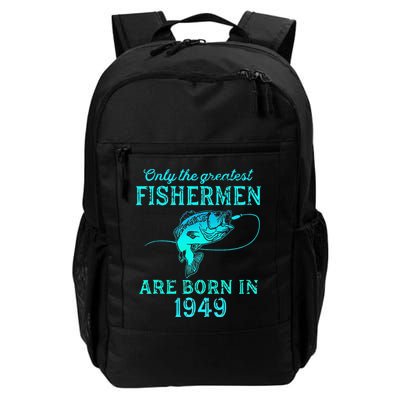 74 Years Old Fisherman Born In 1949 74th Birthday Backpack