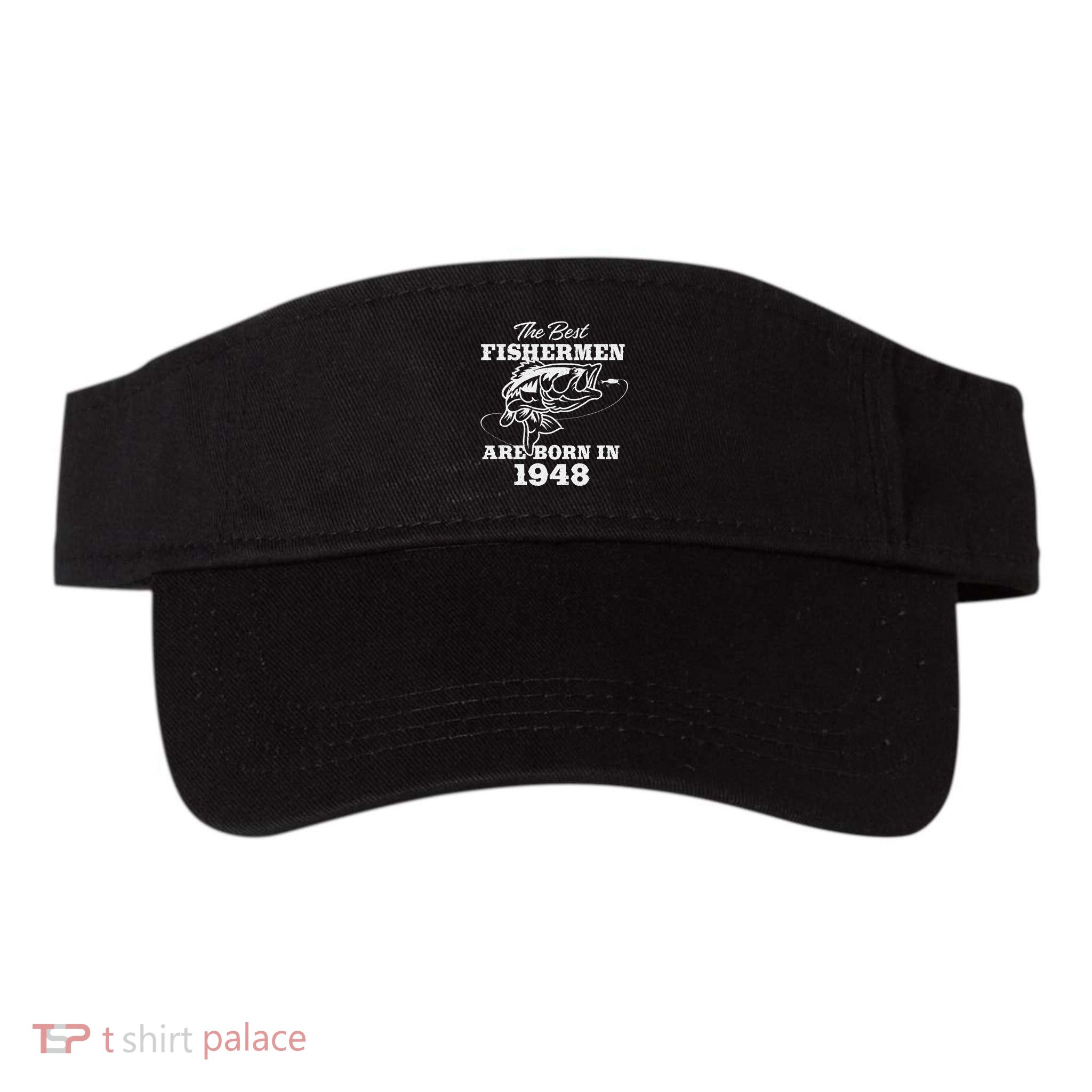 75 Year Old Fisherman Fishing 1948 75th Birthday Visor