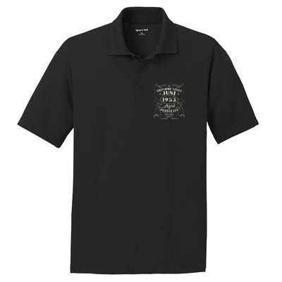 70 Year Old Awesome Since June 1953 70th Birthday PosiCharge RacerMesh Polo