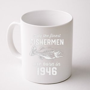 77 Year Old Fishing Fisherman 1946 77th Birthday Coffee Mug