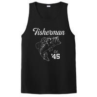 78 Year Old Bass Fisherman Fishing 1945 78th Birthday PosiCharge Competitor Tank