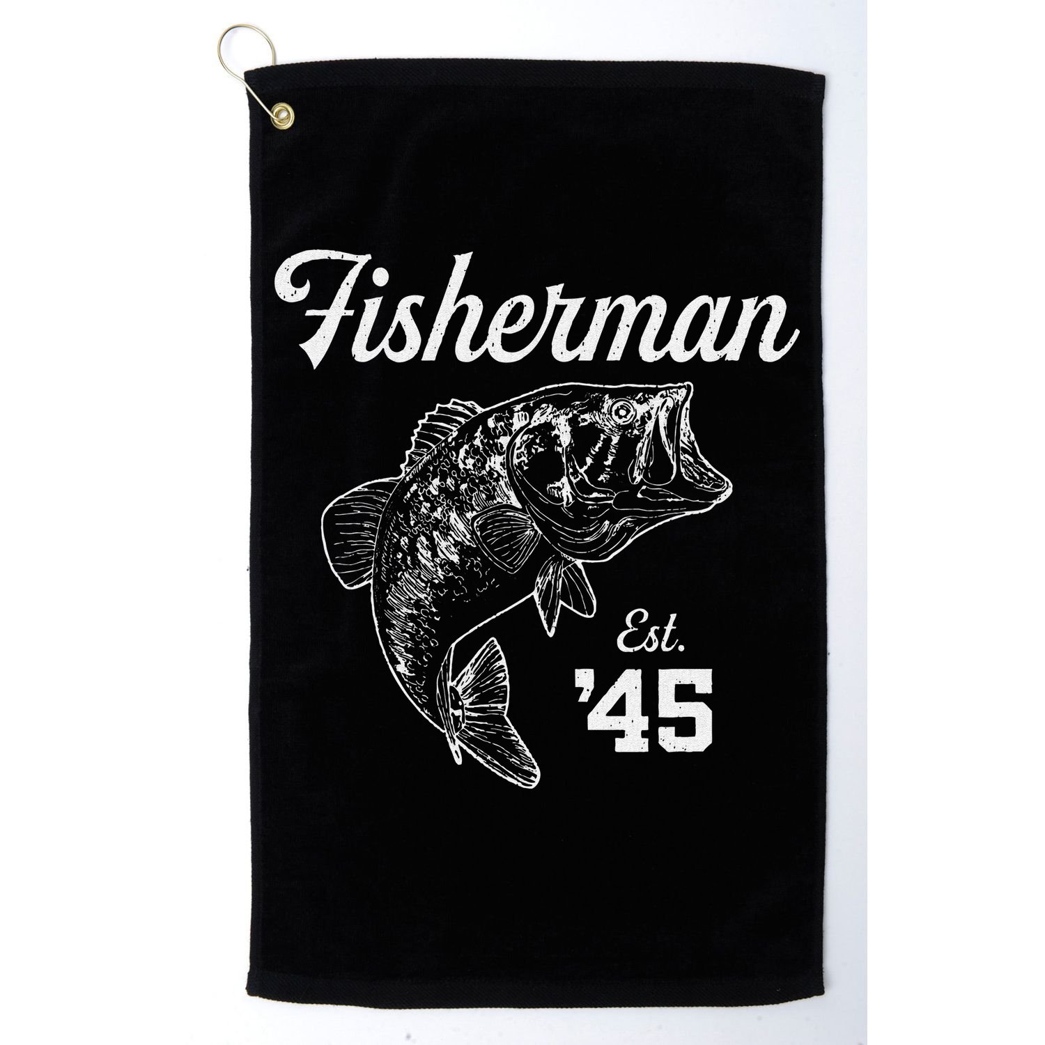 78 Year Old Bass Fisherman Fishing 1945 78th Birthday Golf Towel
