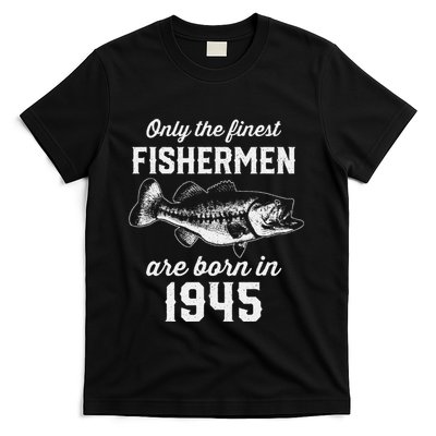 78 Year Old Fisherman Fishing 1945 78th Birthday T-Shirt