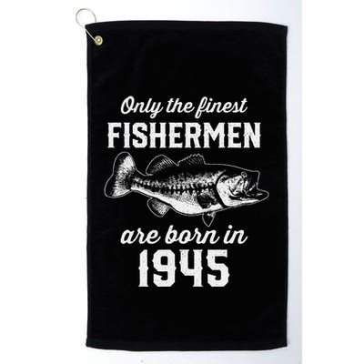 78 Year Old Fisherman Fishing 1945 78th Birthday Golf Towel