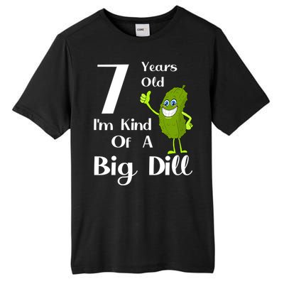 7 Years Old IM Kind Of A Big Dill Gift Tall Fusion ChromaSoft Performance T-Shirt