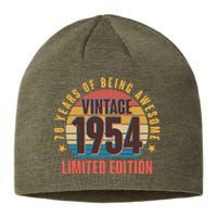 70 Years Of Being Awesome 1954 Limited Edition Vintage Retro Sustainable Beanie