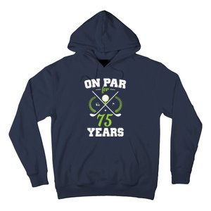 75 Years Old Happy 75th Birthday Present for Golfers Hoodie