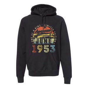 70 Year Old Awesome Since June 1953 70th Birthday Premium Hoodie