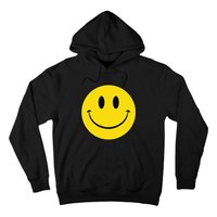 70s Yellow Smile Face Cute Happy Peace Smiling Face Hoodie