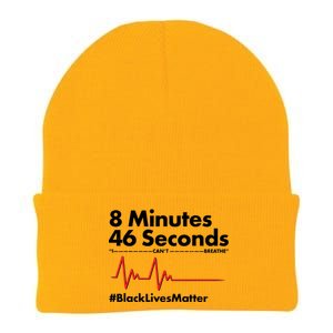 8 Mintues 46 Seconds I Can't Breathe #BLM Knit Cap Winter Beanie