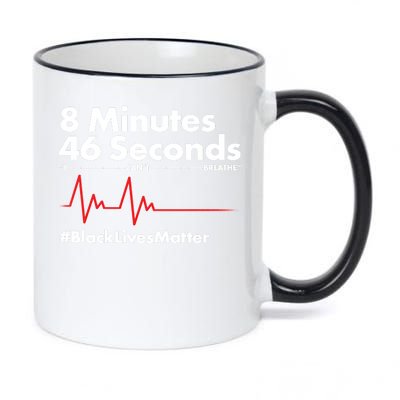 8 Mintues 46 Seconds I Can't Breathe #BLM 11oz Black Color Changing Mug