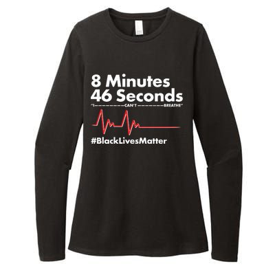 8 Mintues 46 Seconds I Can't Breathe #BLM Womens CVC Long Sleeve Shirt