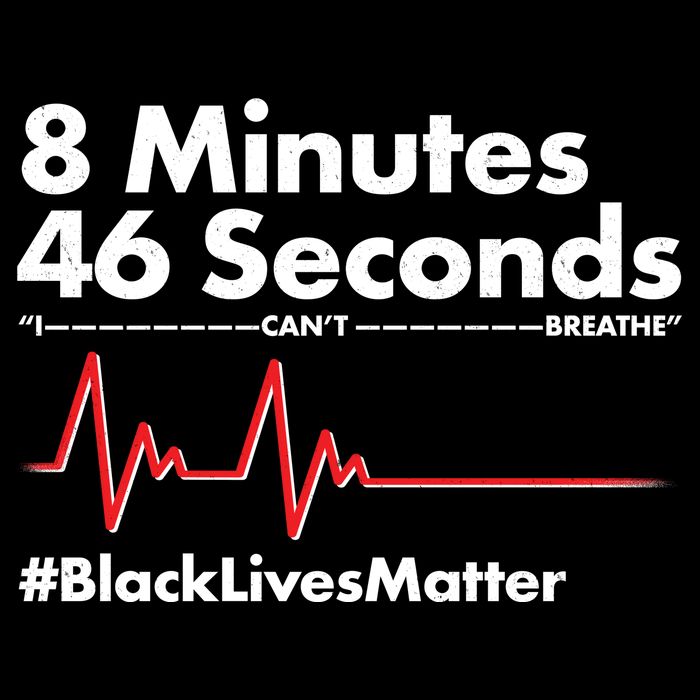 8 Mintues 46 Seconds I Can't Breathe #BLM Flatbill Hat
