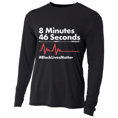 8 Mintues 46 Seconds I Can't Breathe #BLM Cooling Performance Long Sleeve Crew