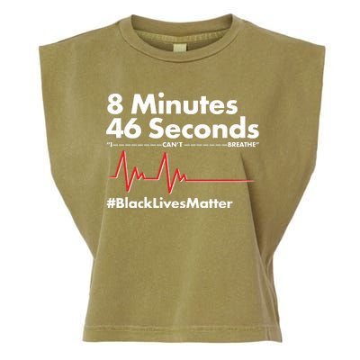 8 Mintues 46 Seconds I Can't Breathe #BLM Garment-Dyed Women's Muscle Tee