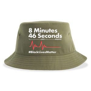 8 Mintues 46 Seconds I Can't Breathe #BLM Sustainable Bucket Hat