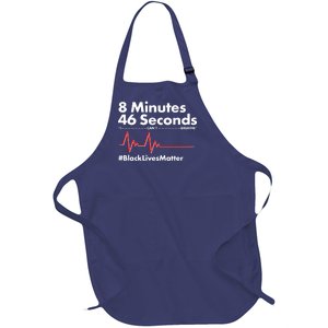 8 Mintues 46 Seconds I Can't Breathe #BLM Full-Length Apron With Pockets