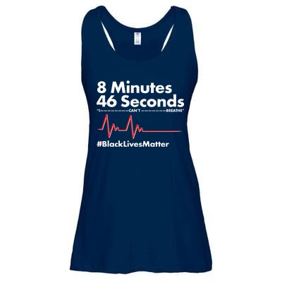 8 Mintues 46 Seconds I Can't Breathe #BLM Ladies Essential Flowy Tank