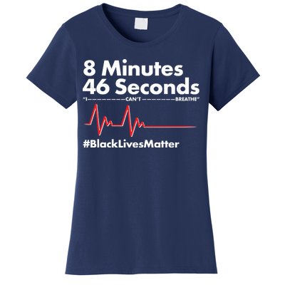 8 Mintues 46 Seconds I Can't Breathe #BLM Women's T-Shirt