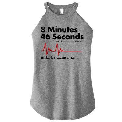 8 Mintues 46 Seconds I Can't Breathe #BLM Women's Perfect Tri Rocker Tank