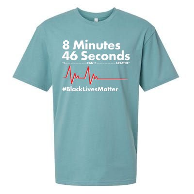 8 Mintues 46 Seconds I Can't Breathe #BLM Sueded Cloud Jersey T-Shirt