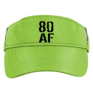 80 AF 80th Birthday Adult Drive Performance Visor