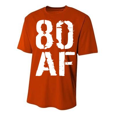 80 AF 80th Birthday Performance Sprint T-Shirt