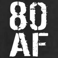 80 AF 80th Birthday 7 Panel Mesh Trucker Snapback Hat