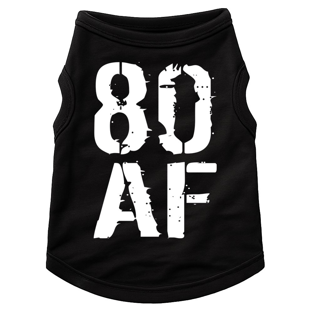 80 AF 80th Birthday Doggie Tank