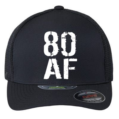 80 AF 80th Birthday Flexfit Unipanel Trucker Cap