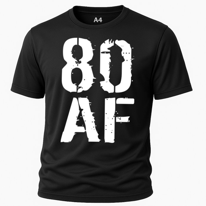 80 AF 80th Birthday Cooling Performance Crew T-Shirt
